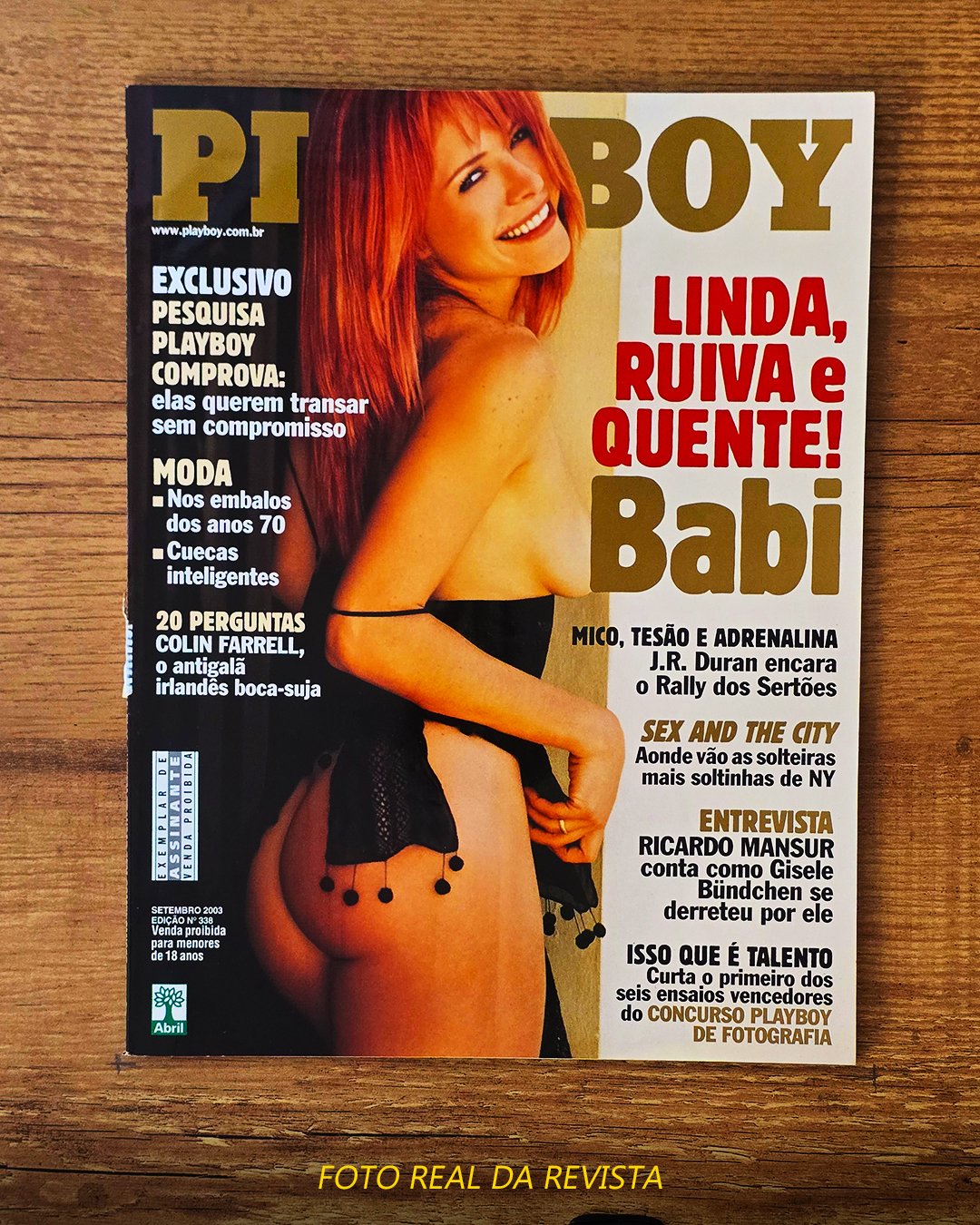 Babi Xavier Playboy 2003 Pelada