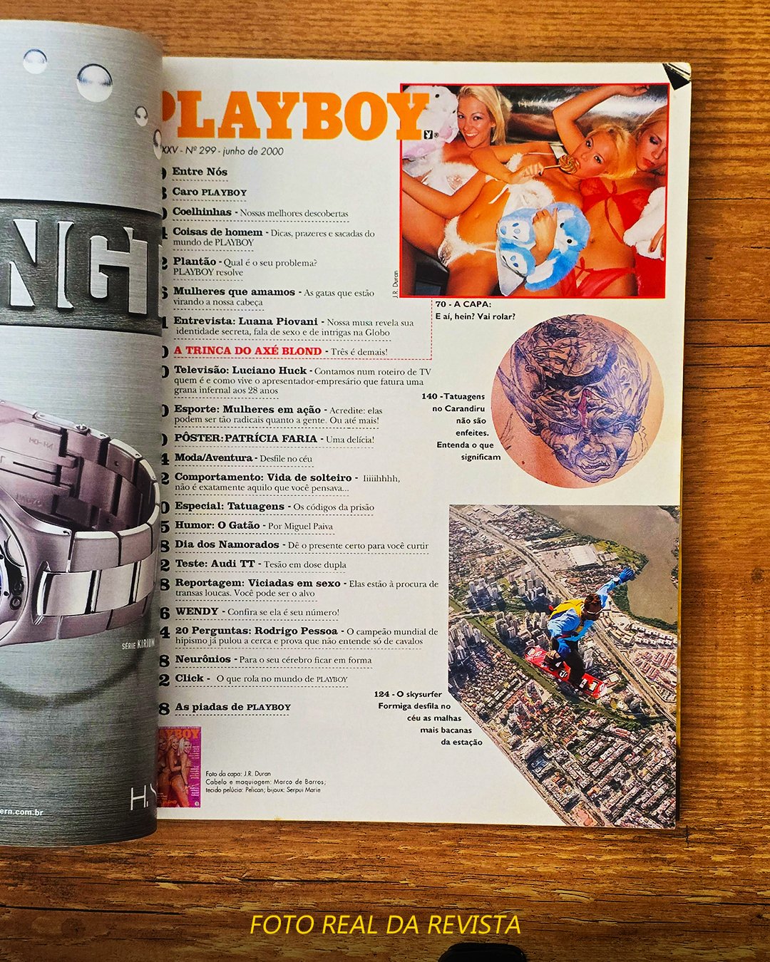 Axé Blond Playboy 2000 Pelada